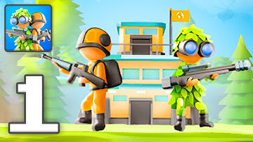 Army Defence - Gameplay Walkthrough Part 1 - Casual Games To Play (iOS, Android)