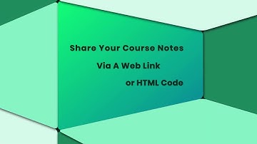 How to Share Concept Map via A Web Link or Html Link | Study Notes