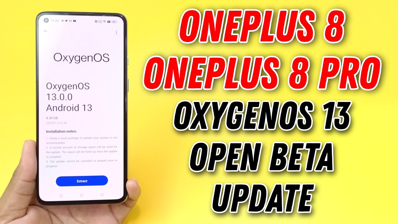 OnePlus 8 & OnePlus 8 Pro OxygenOS 13 Open Beta Update - YouTube