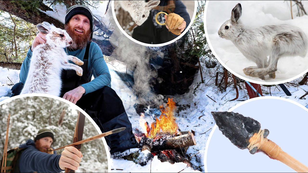 30 Tage SOLO SURVIVAL CAMPING im REGEN – Bau warmer BUSHCRAFT-UNTERKÜNFTE mit KAMIN. Ganzes Video