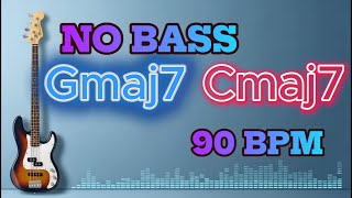 Neo Soul Backing Track (No Bass) - G Major Jam - Soft Funk 90 BPM screenshot 3
