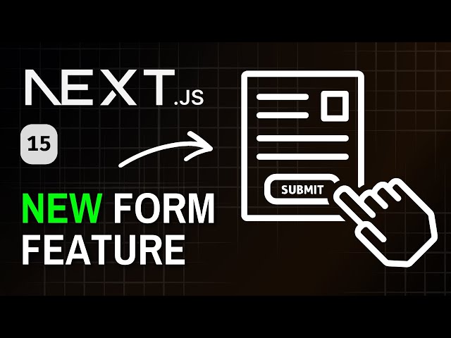 NEW Next.js 15 Feature! Enhanced Forms