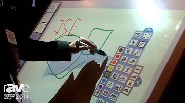ISE 2014: Nautilus Demonstrates the Netboard Flip Interactive Table/Whiteboard