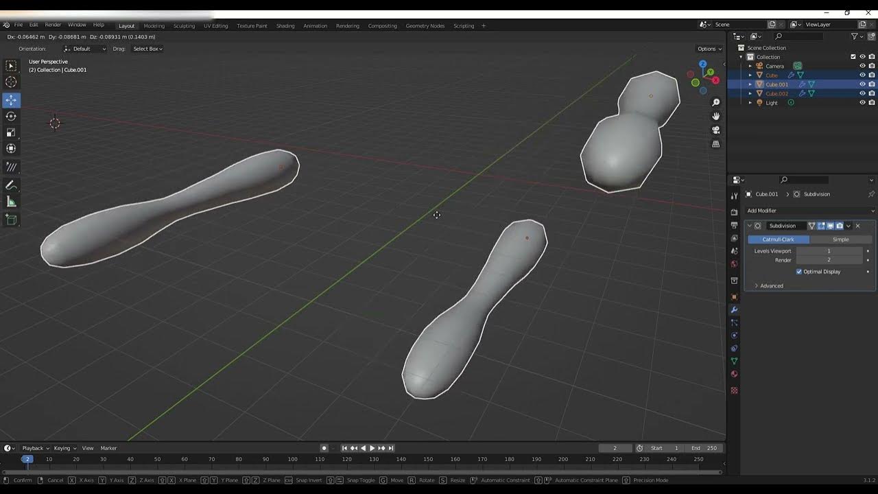 Individual Origins それぞれの原点 Blender YouTube
