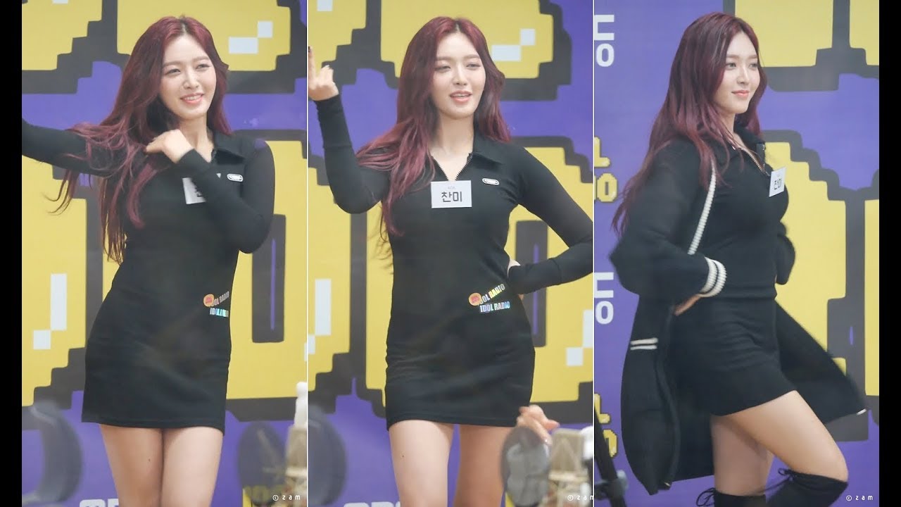 191203 AOA 찬미 - 날보러와요 & AOA메들리댄스 (MBC아이돌라디오 상암MBC가든스튜디오) 직캠 fancam by zam