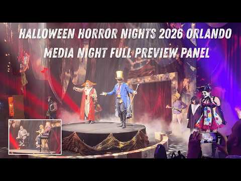 Halloween Horror Nights 2026 Orlando HHN 35 Media Night Full Preview Panel