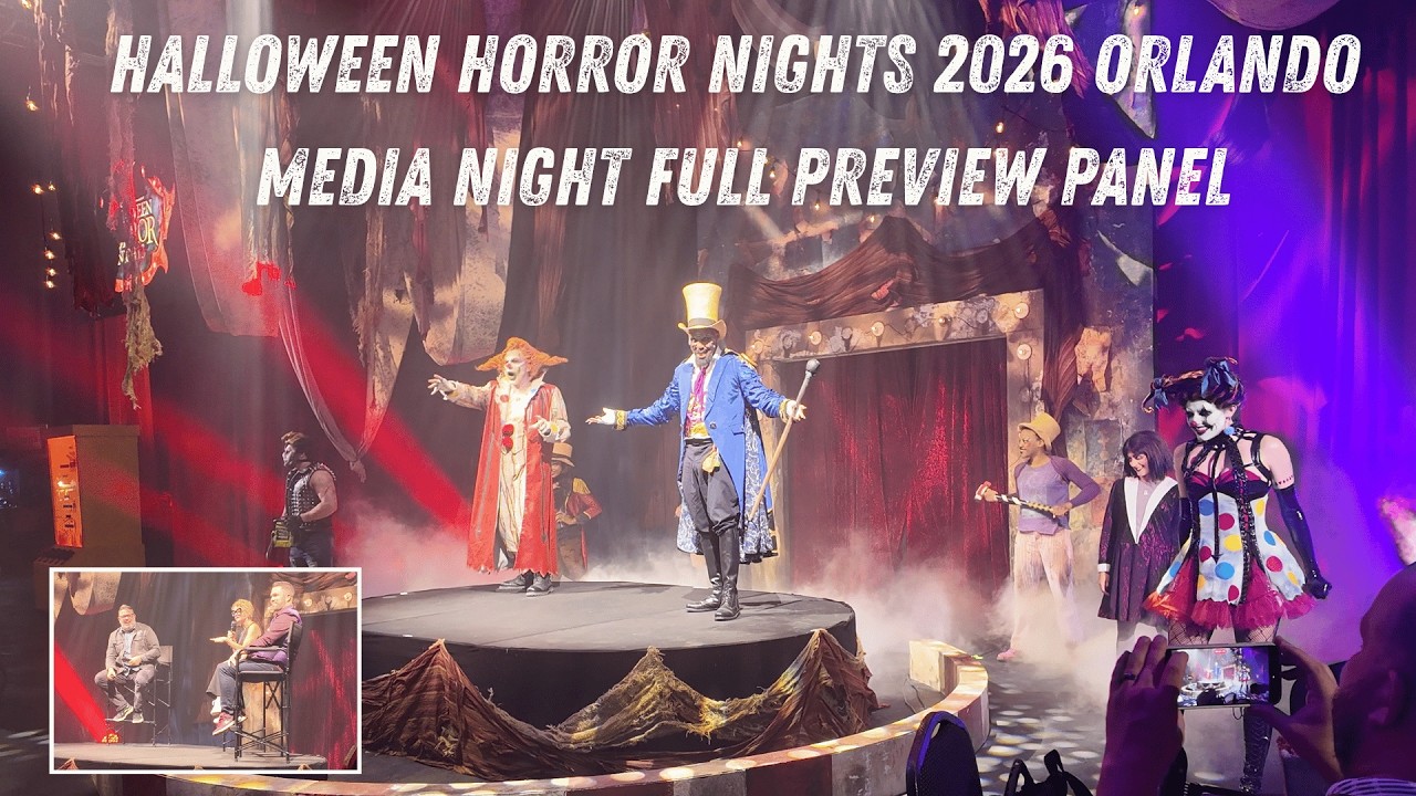 Halloween Horror Nights 2026 Orlando   HHN 35 Media Night Full Preview Panel