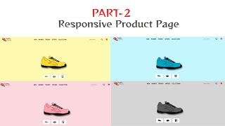 How to Make a Responsive Product Color Selector with HTML, CSS & JavaScript - [Part-2]