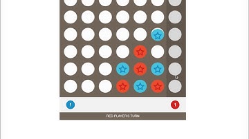 Preview of Connect 4 game (TypeScript & Pixi.js)