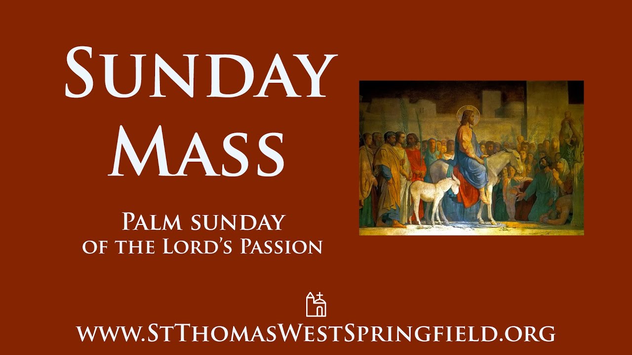 Palm Sunday Mass March 24, 2024 YouTube