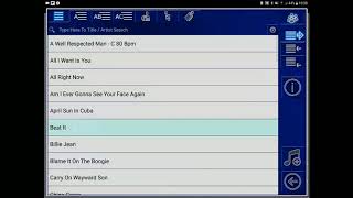 Lyric Pad 3 - Using Without Setlists screenshot 1
