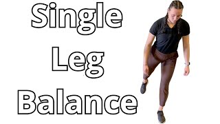 Single Leg Balance Exercises (Physical Therapy Progression)