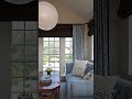Powder blue upholstery that invites you in