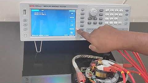 IMPULSE WINDING TESTER WITH INDUCTANCE AND RESISTANCE MEASUREMENT (VE2882A4-5RLU)