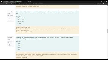 Chapter 7 Quiz Cybersecurity Essentials