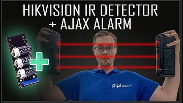 HIKVISION IR BEAM DETECTOR & AJAX ALARM SYSTEM?? TURN WIRED DETECTORS INTO AJAX WIRELESS ALARM!