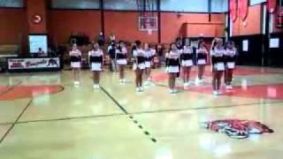 Diman Cheerleader Halftime