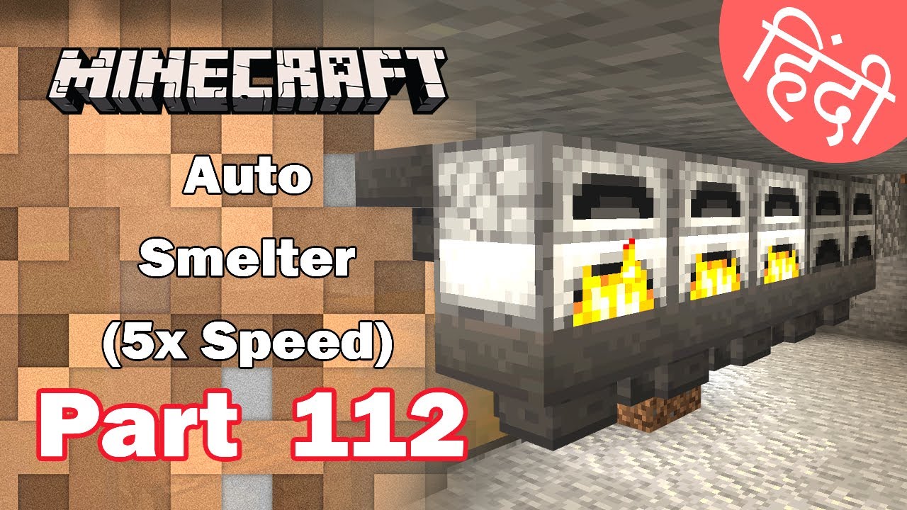 Part 112 - Auto Smelter with Storage & Filter - Minecraft Bedrock | in ...