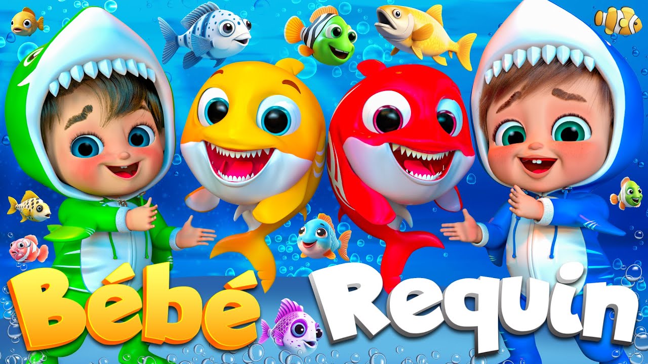 Le Monde Marin de Bébé Requin | Comptines Et Chansons | À Bébé Chanson @SuperLucaLEFrancais