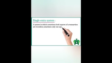 Single Entry System
