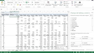 Formation Excel n°23 - Tableau Croisé Dynamique Excel