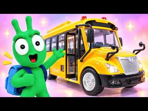 🏁 Who Will Get to School First? Pea Pea's School Bus Challenge! - Pea Pea Cartoon