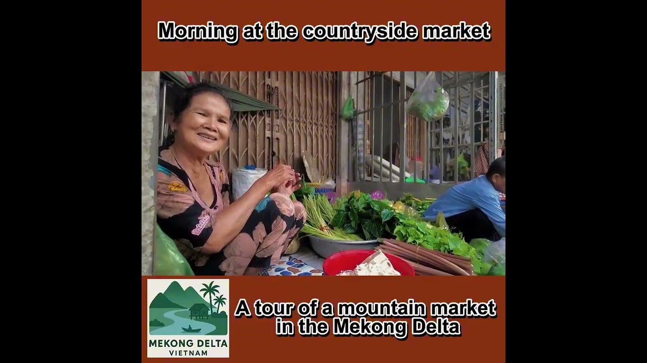 A tour of a mountain market in the Mekong Delta 3