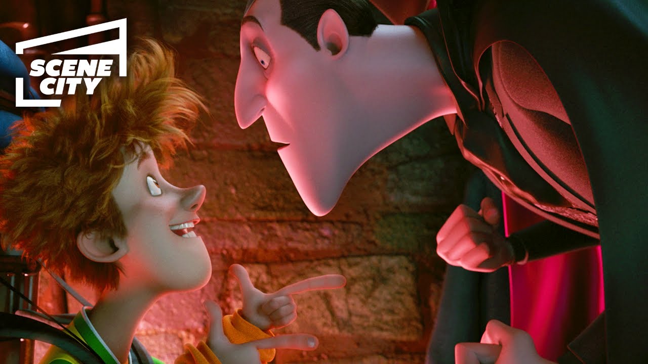 Hotel Transylvania: Dracula Meets Johnny (ANDY SAMBERG & ADAM SANDLER SCENE) | With Captions