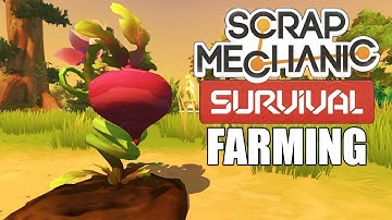 Building a Farm at the New Shop - Scrap Mechanic Survival