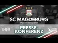 Pressekonferenz sc magdeburg vs sc dhfk leipzig   liqui moly hbl  23 spieltag 2324 