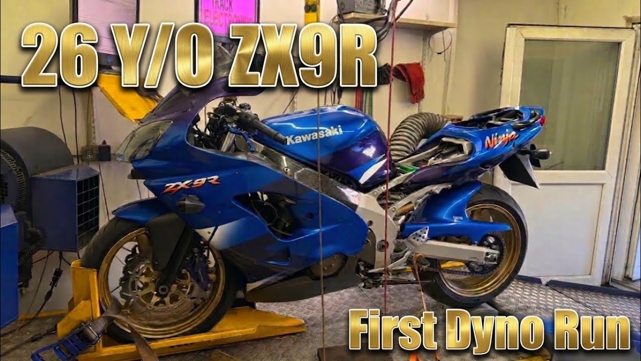 26 Y/O Kawasaki Ninja ZX9r On The Dyno - YouTube