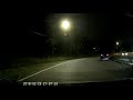 my dashcam - aftermath car skidded off wet bend