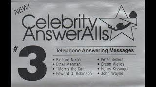 Celebrity AnswerAlls Telephone Answering Messages Volume 3
