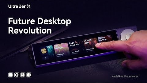 UltraBar X: Modular. Smart. Your Desktop Command Center