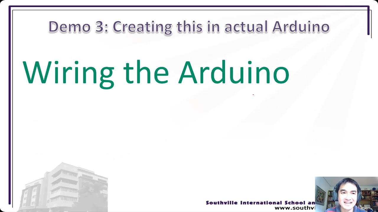 Wiring a servo project with a button (Arduino Tinkercad Course - Lesson 7b)