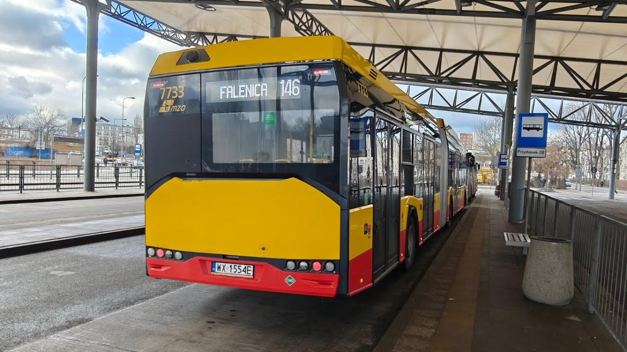 Linia 146 - Solaris Urbino 18 IV CNG #7733 ( MZA Warszawa )