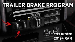 RAM TRAILER BRAKE PROGRAM GUIDE (DETAILED)