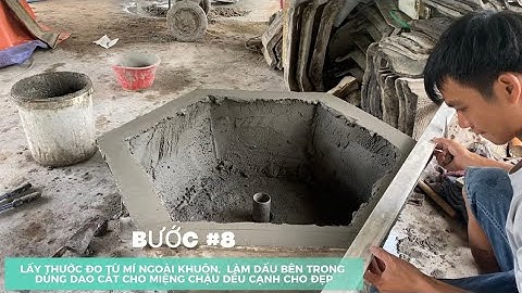 Hướng Dẫn Chi Tiết Đổ Chậu Lục Giác 80cm Không Cần Lòng Trong | Đời Quay Chậu