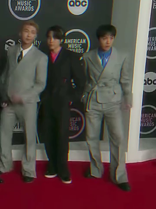 BTS red carpet then and now