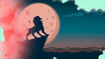 Landscape Illustration Timelapse video in Affinity Designer