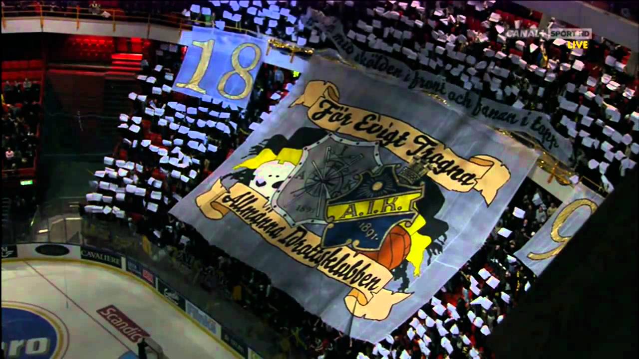Intro & TIFO Sthlm Derby AIK 120 år 15/2 2011