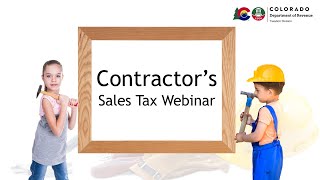 Contractor's Webinar Recording