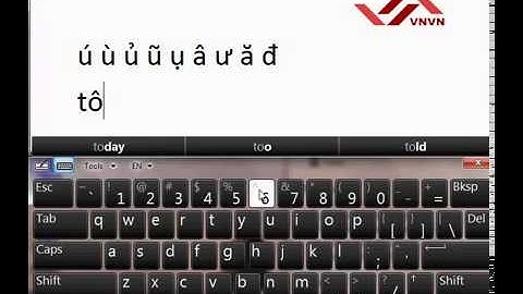 Cách Viết Tiếng Việt   (Kiểu VNI)