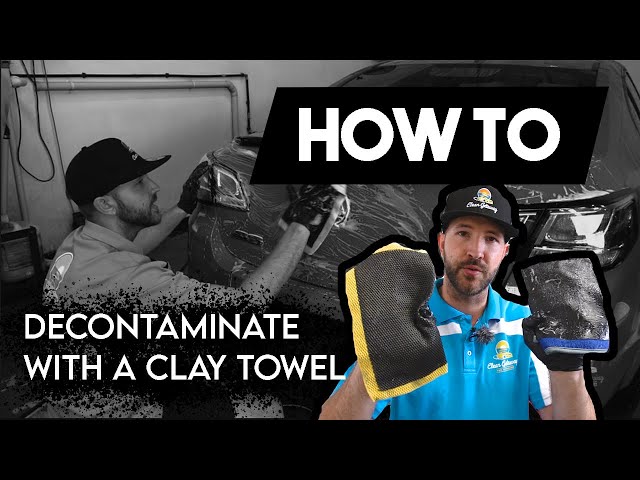 Fine Grade Clay Bar & Towel Kit - Decontaminate Car Paintwork