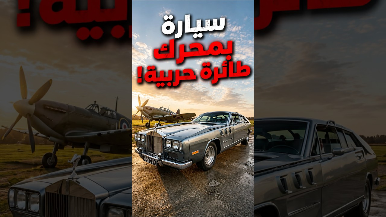 سيارة بمحرك طائرة حربية