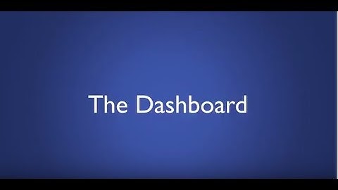 The Dashboard