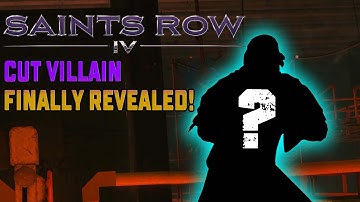 Saints Row 4 Cut Villain Mystery Finally Solved!