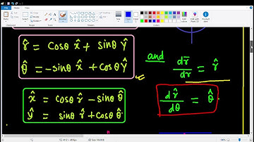 Velocity and Acceleration In Polar coordinate System || Simple Pendulum in Polar Coordinate