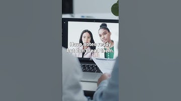 Virtual Interview Tips That Land Jobs #shorts
