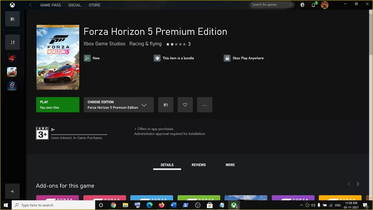 Forza Horizon 5: Play with Xbox Game Pass